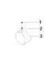 DORNBRACHT Griff ERSATZTEILE 90209704500 Chrom, 90209704500-00 Galeriebild 2